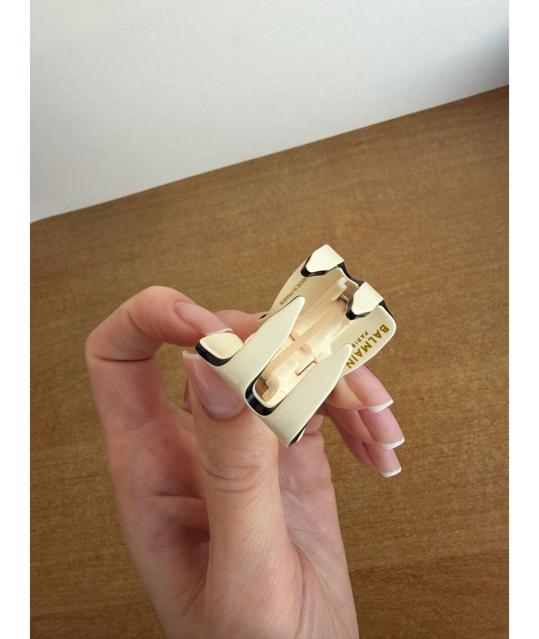 BALMAIN Бежевая заколка, фото 2