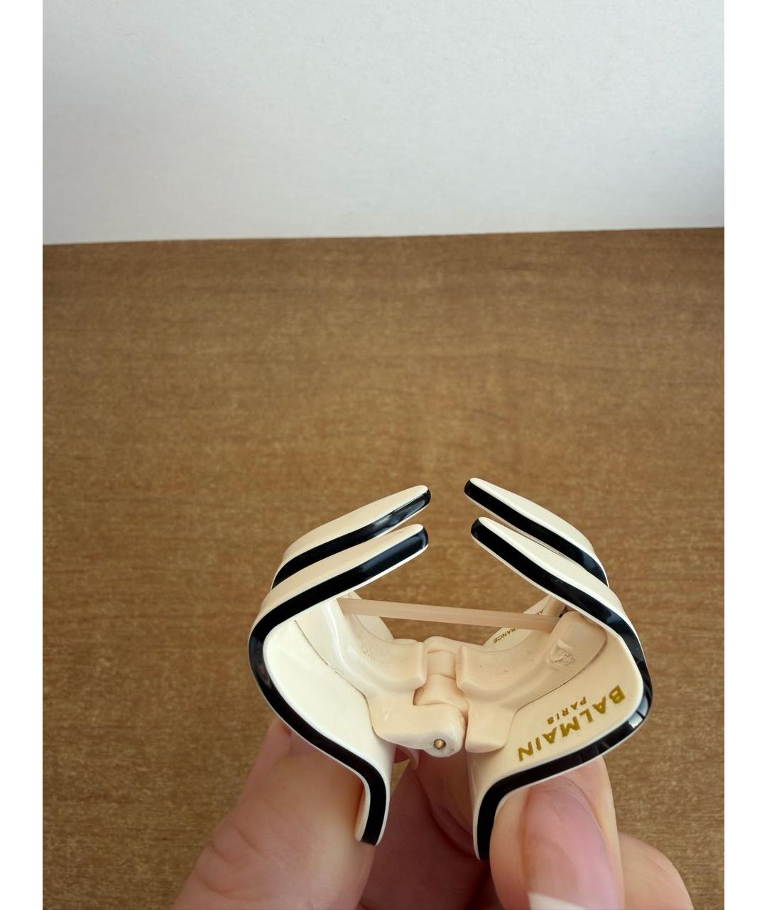 BALMAIN Бежевая заколка, фото 7