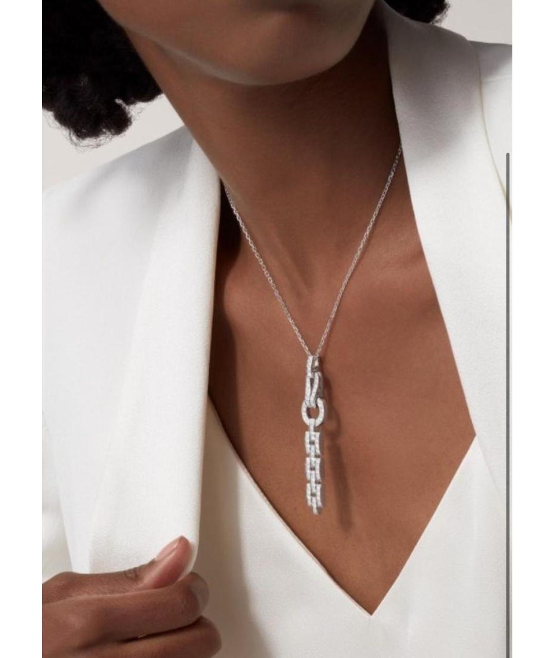 CARTIER Серебряное колье из белого золота, фото 3