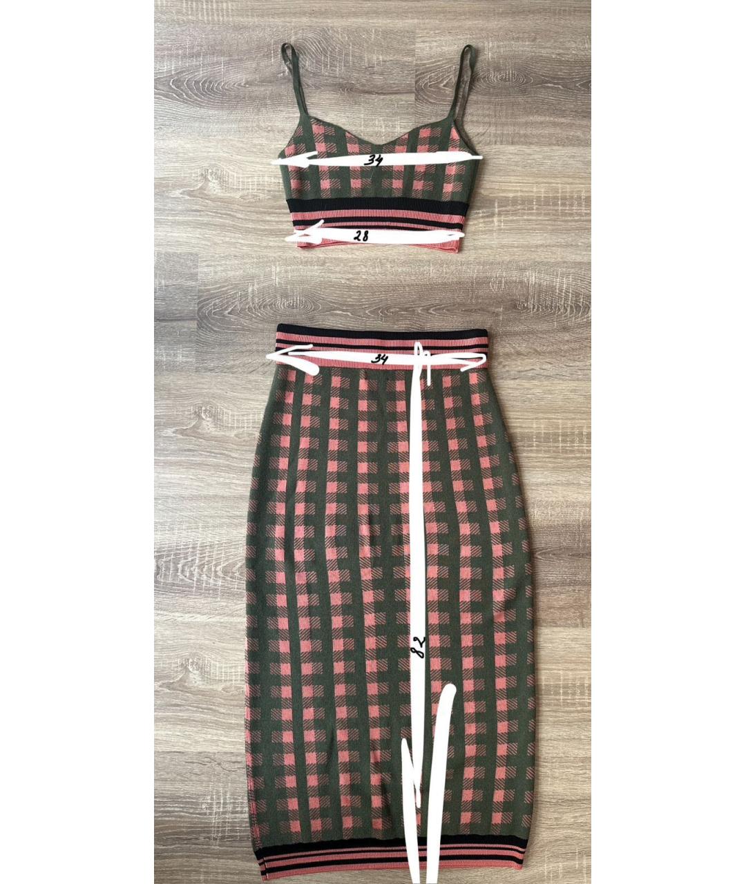 DRIES VAN NOTEN Мульти вискозный костюм с юбками, фото 6