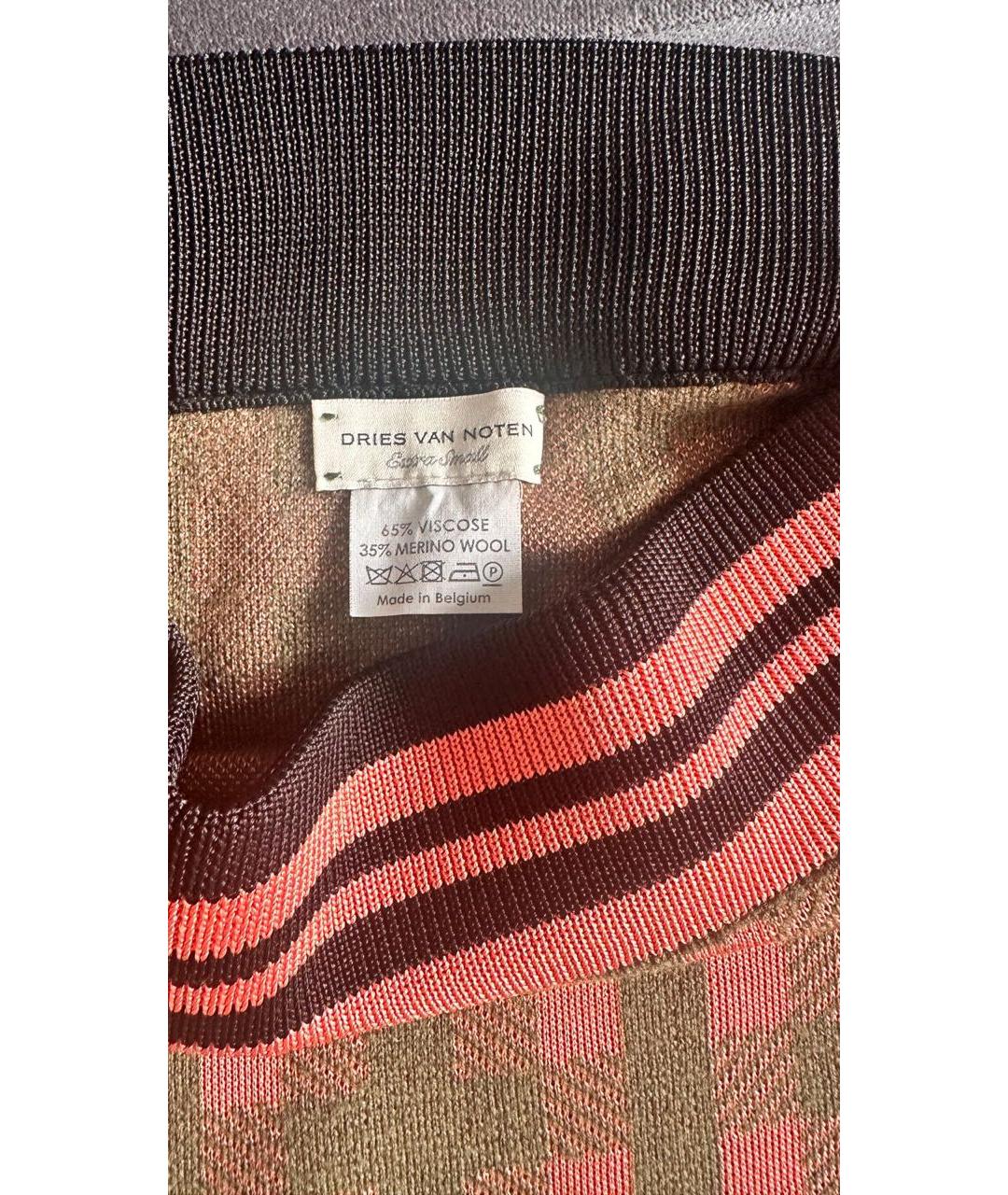 DRIES VAN NOTEN Мульти вискозный костюм с юбками, фото 4