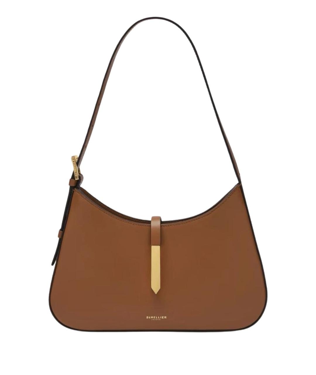 DEMELLIER Коричневая кожаная сумка через плечо, фото 1