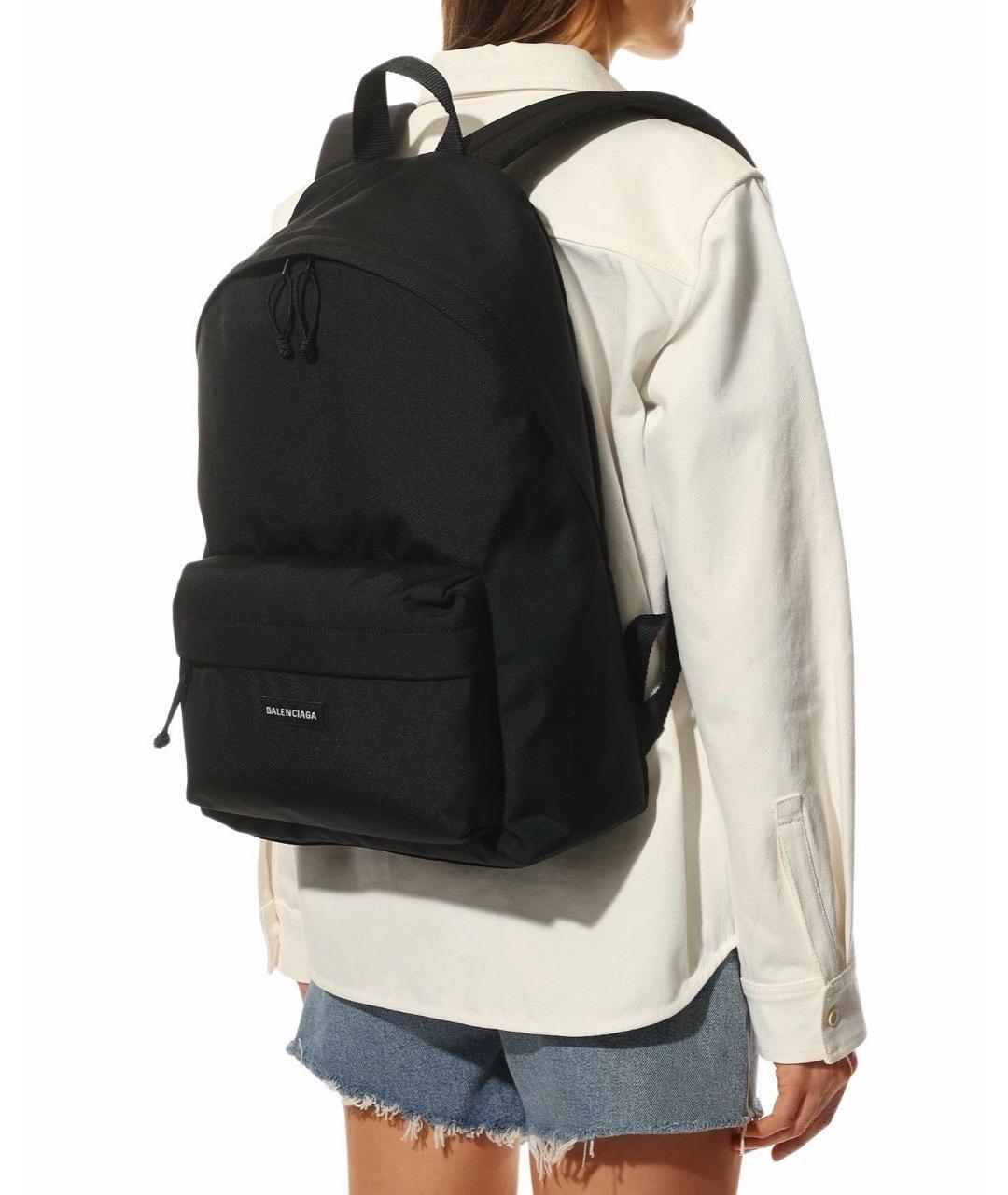 BALENCIAGA Черный рюкзак, фото 2