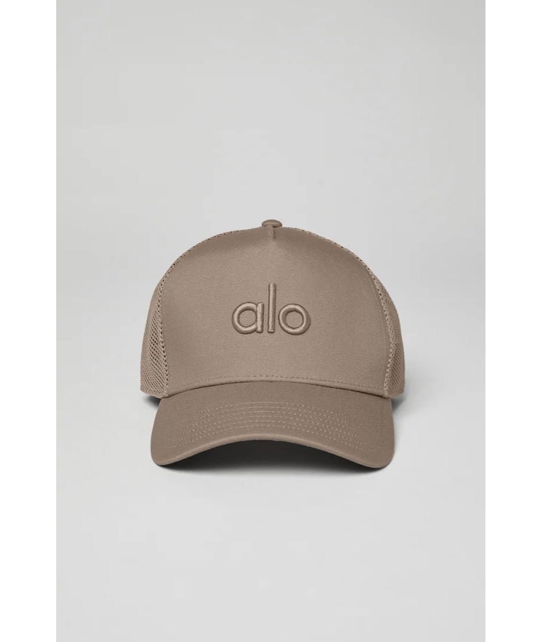 ALO YOGA Бежевая хлопковая кепка, фото 2