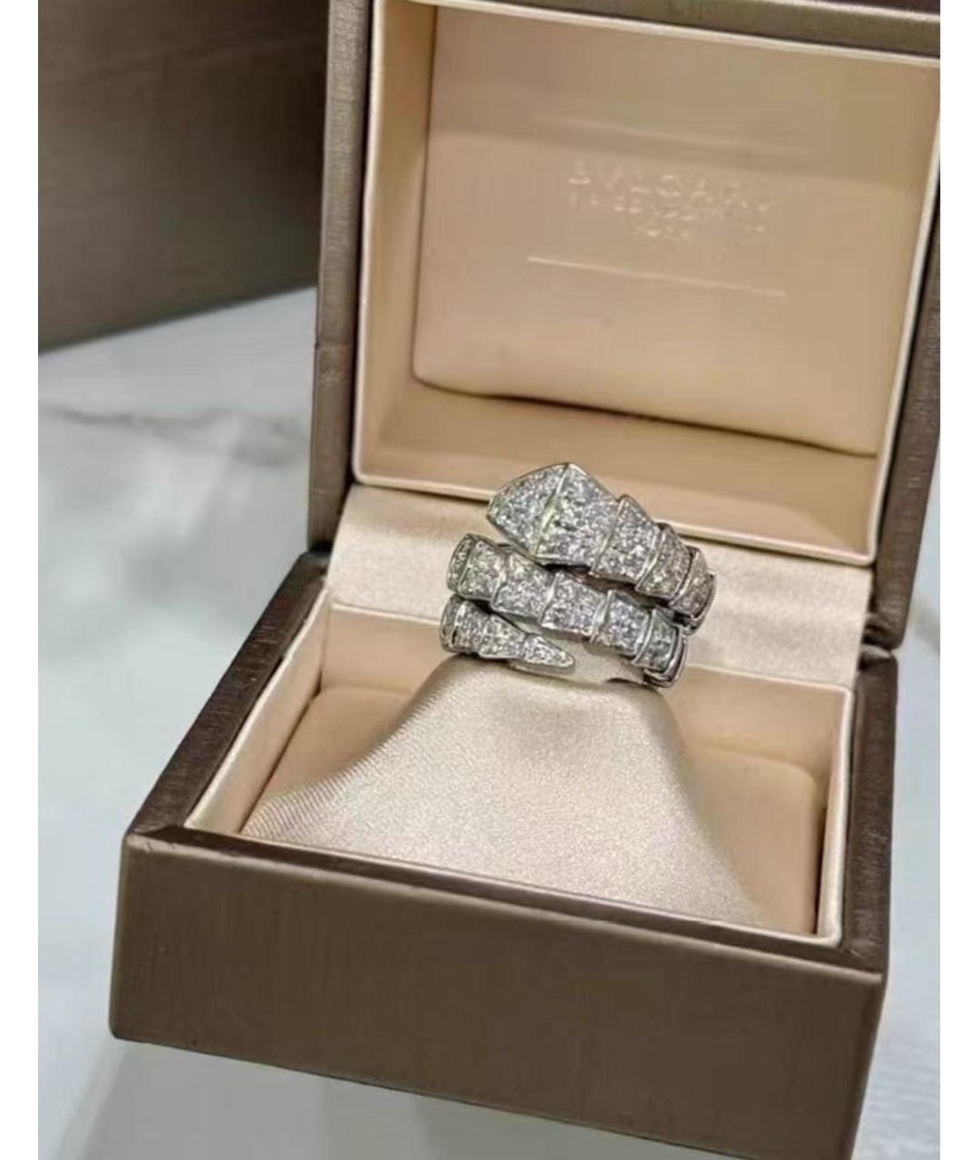 BVLGARI Серебряное кольцо из белого золота, фото 3