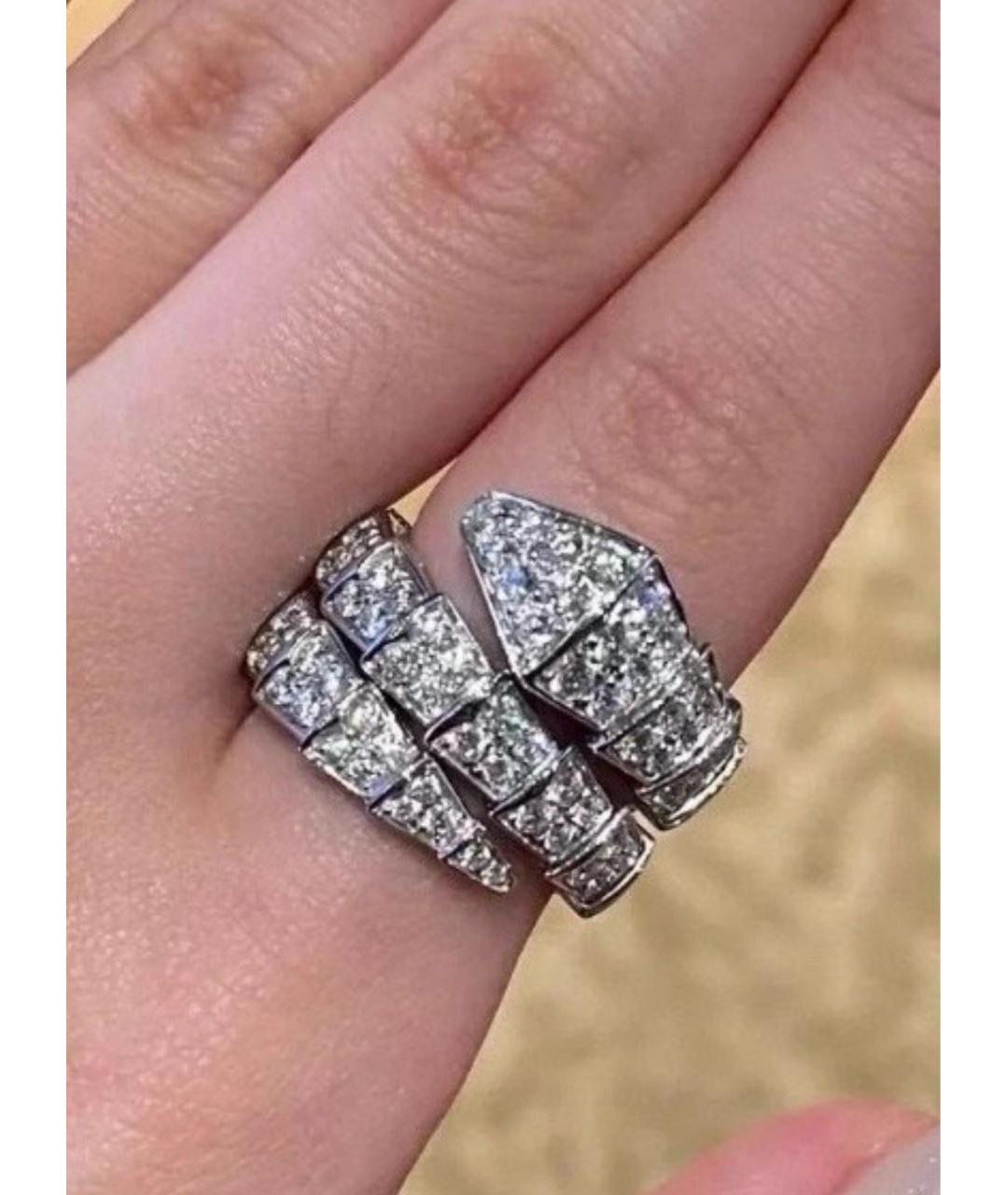 BVLGARI Серебряное кольцо из белого золота, фото 6