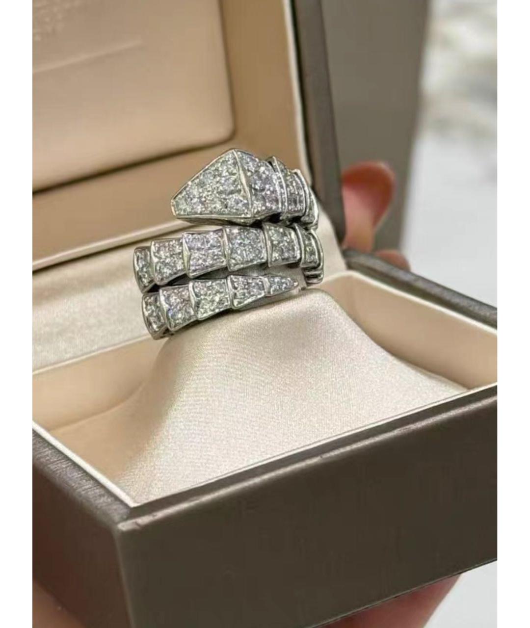BVLGARI Серебряное кольцо из белого золота, фото 2