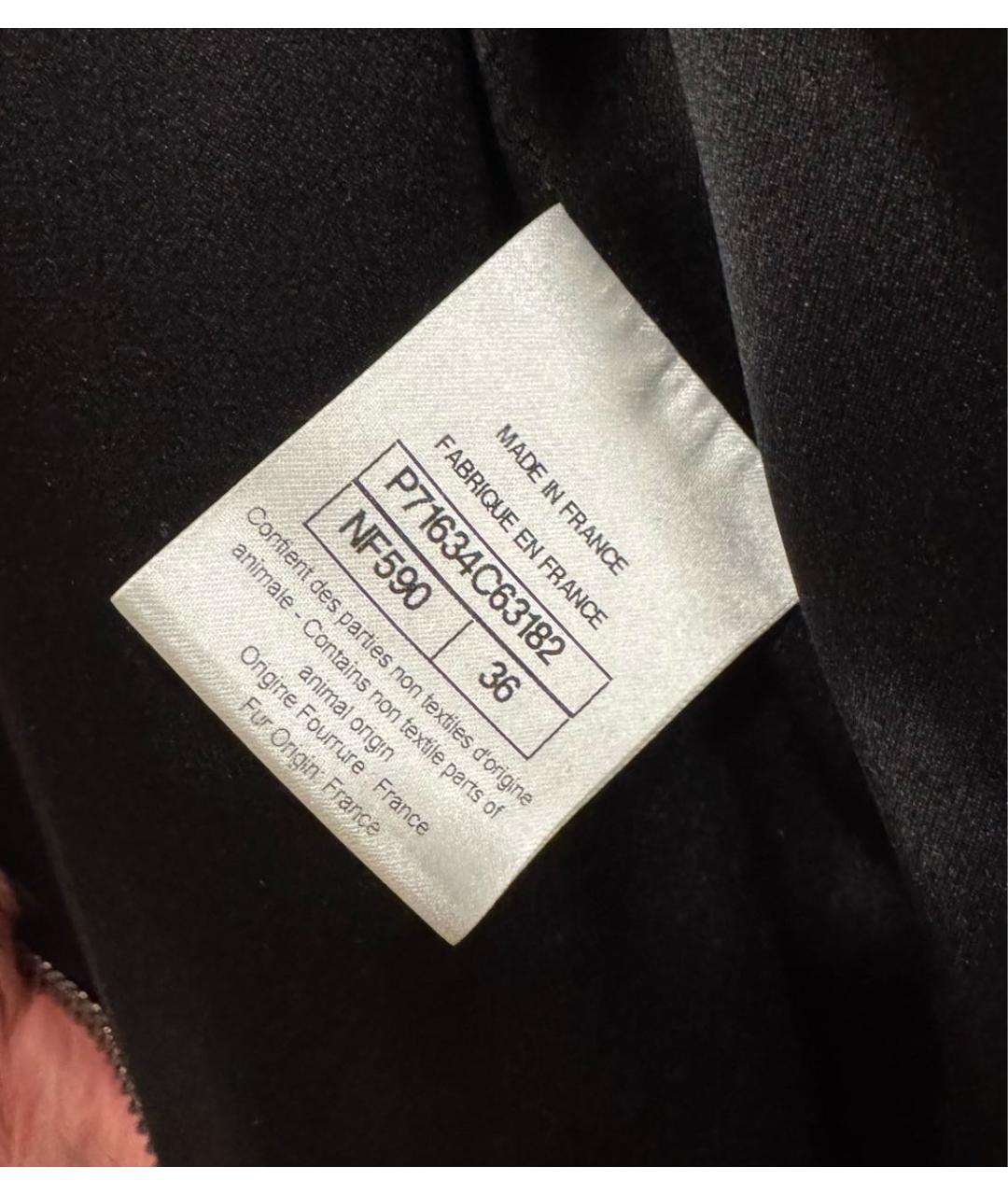 CHANEL Черная шуба, фото 6