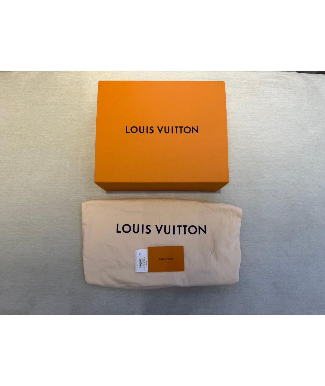 LOUIS VUITTON Черный кожаный рюкзак, фото 6