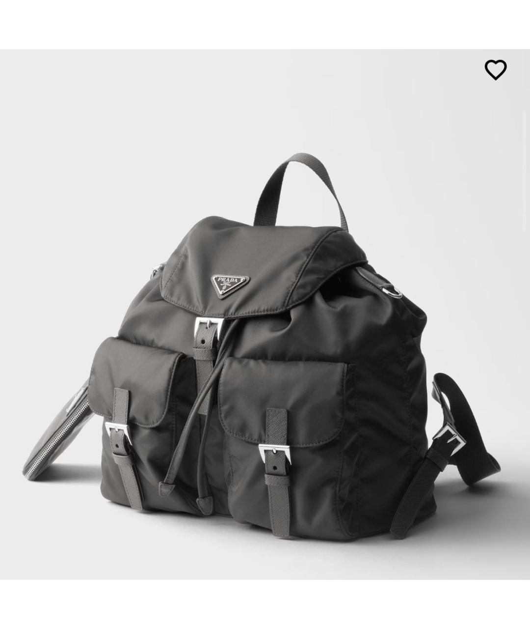 PRADA Серый рюкзак, фото 3