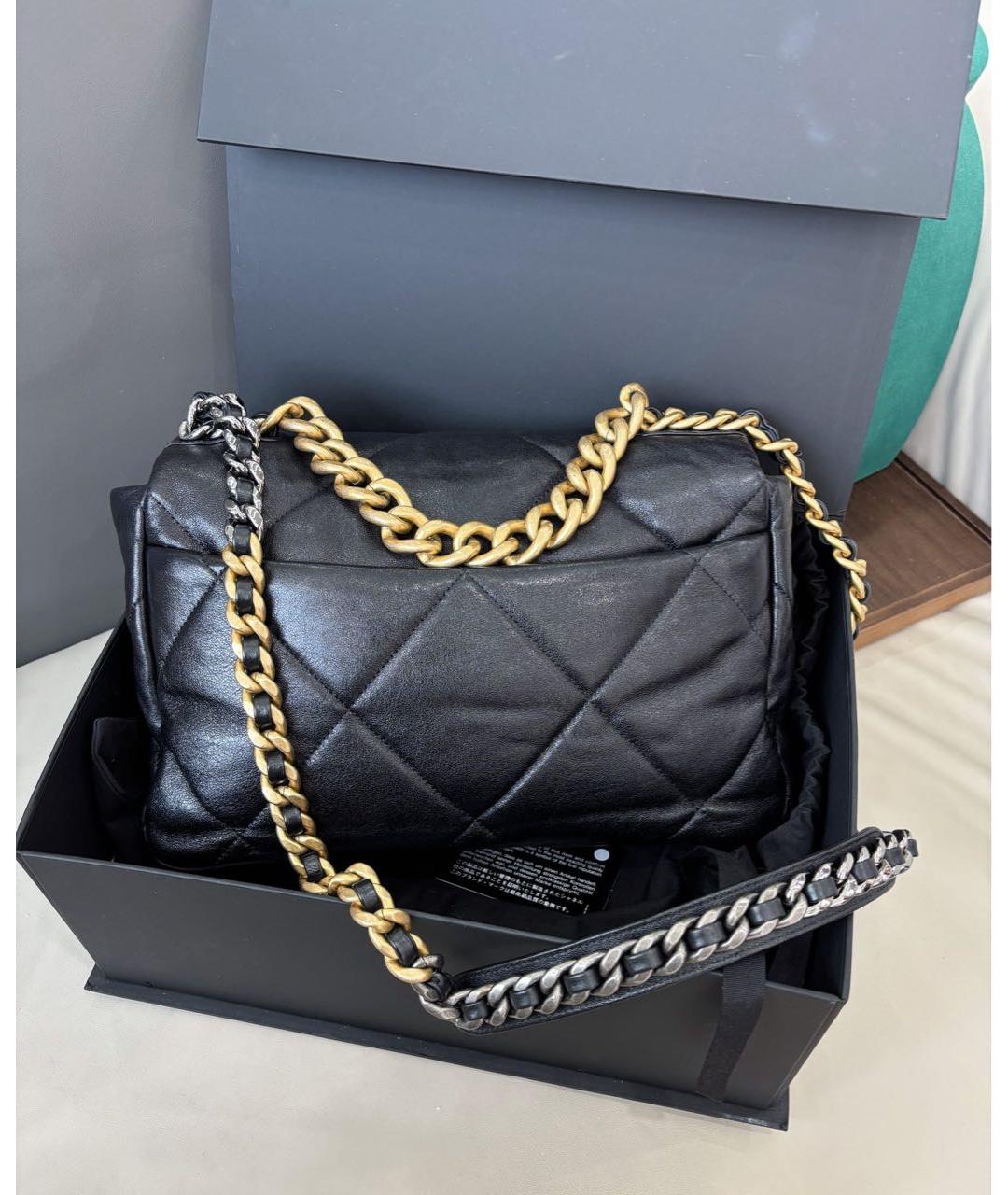 CHANEL Черная кожаная сумка через плечо, фото 3