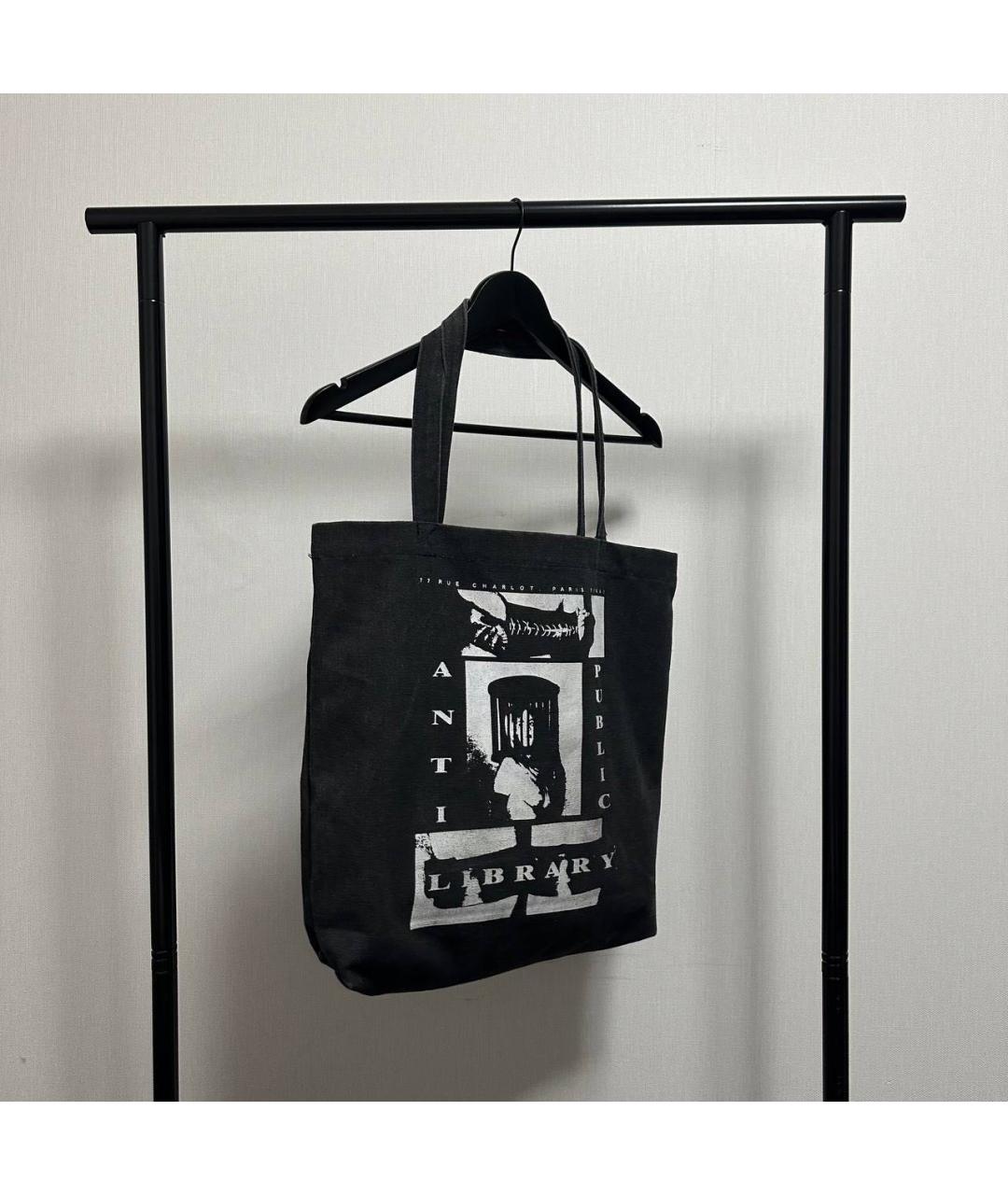 Enfants Riches Déprimés Черная хлопковая сумка тоут, фото 5