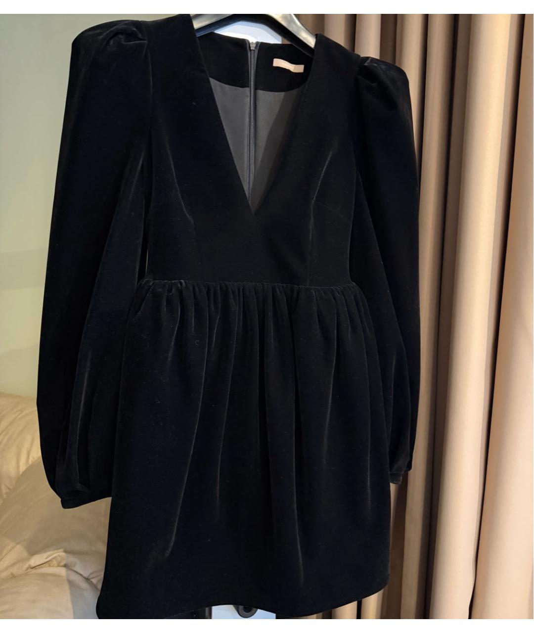 12 STOREEZ Черное бархатное коктейльное платье, фото 9