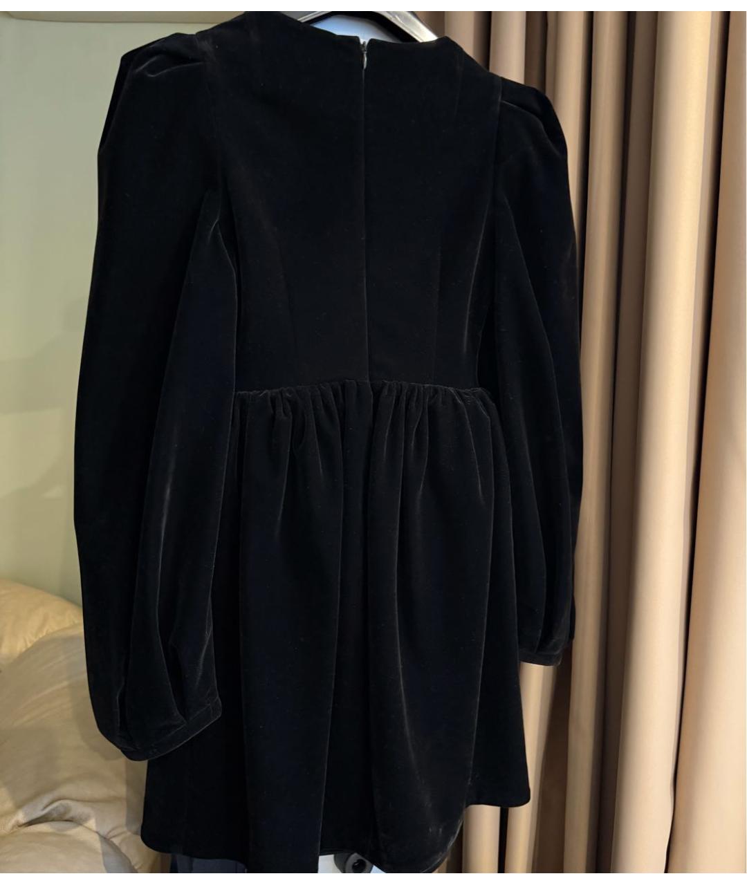 12 STOREEZ Черное бархатное коктейльное платье, фото 2