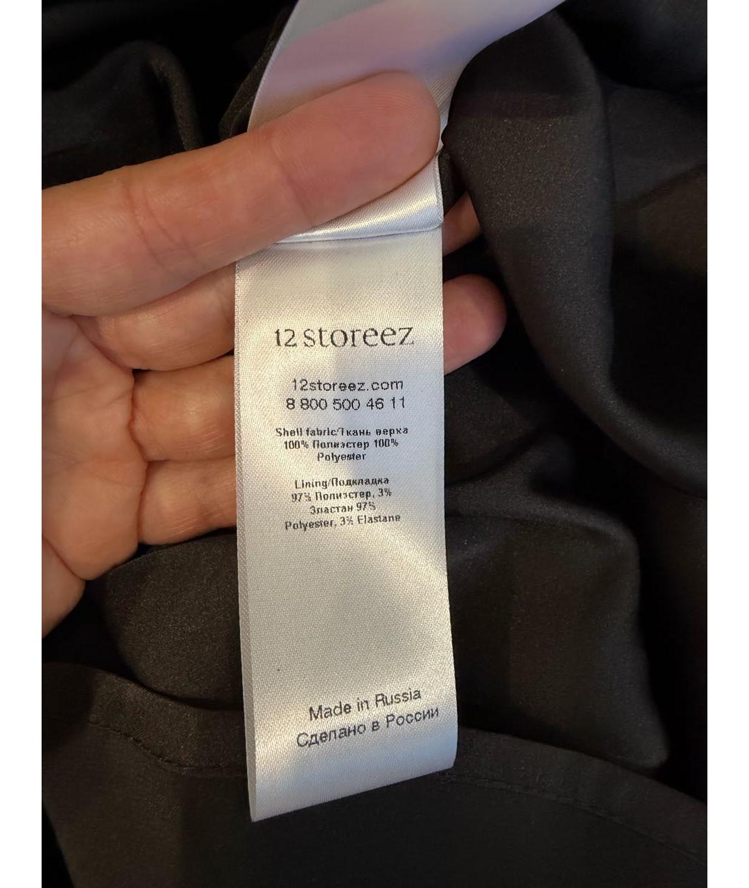 12 STOREEZ Черное бархатное коктейльное платье, фото 5