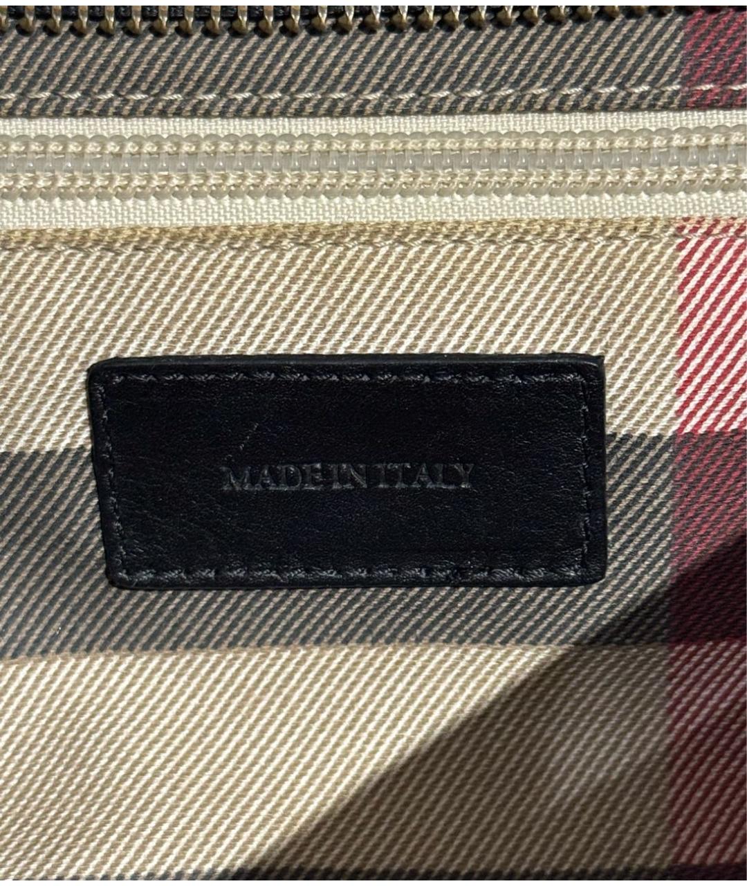 BURBERRY Темно-синяя тканевая сумка через плечо, фото 8