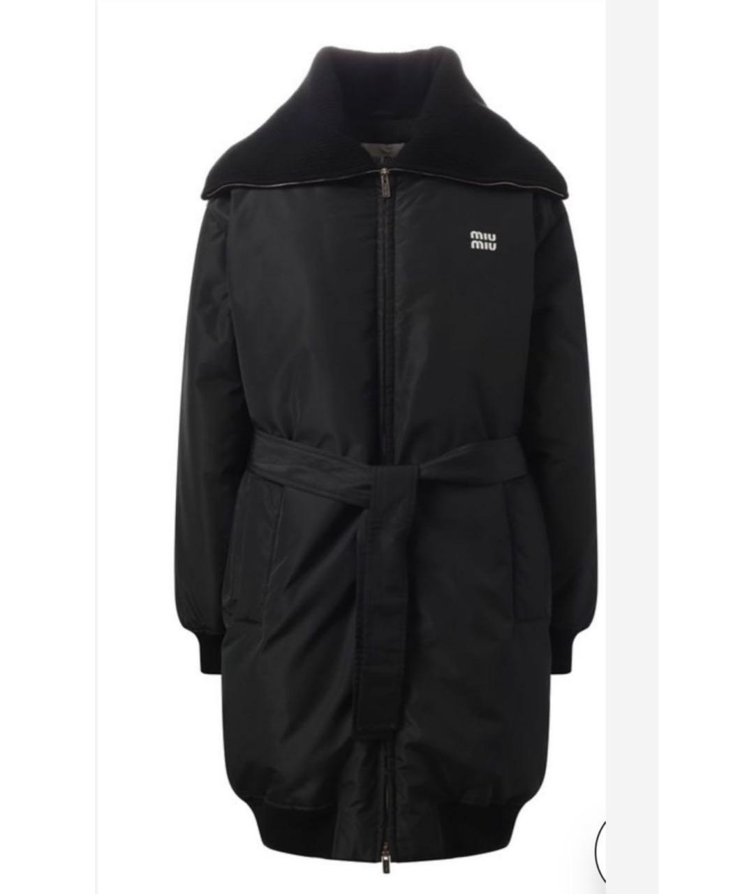 MIU MIU Черный пуховик, фото 6
