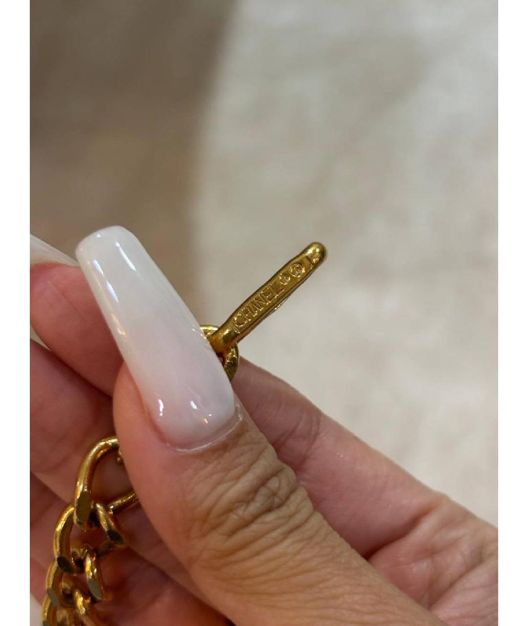 CHANEL Золотая латунная цепочка, фото 4