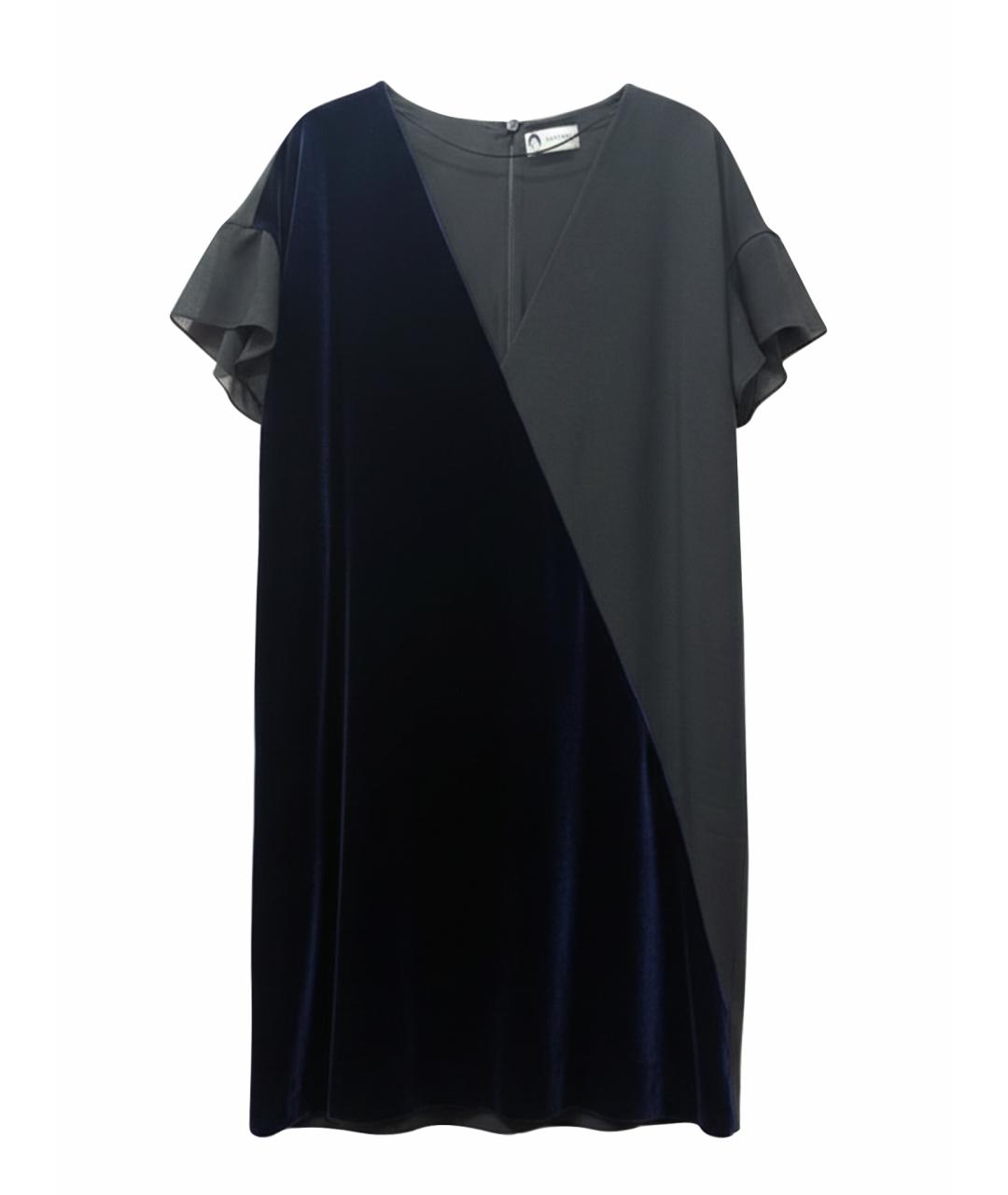 LANVIN Мульти шелковое коктейльное платье, фото 1