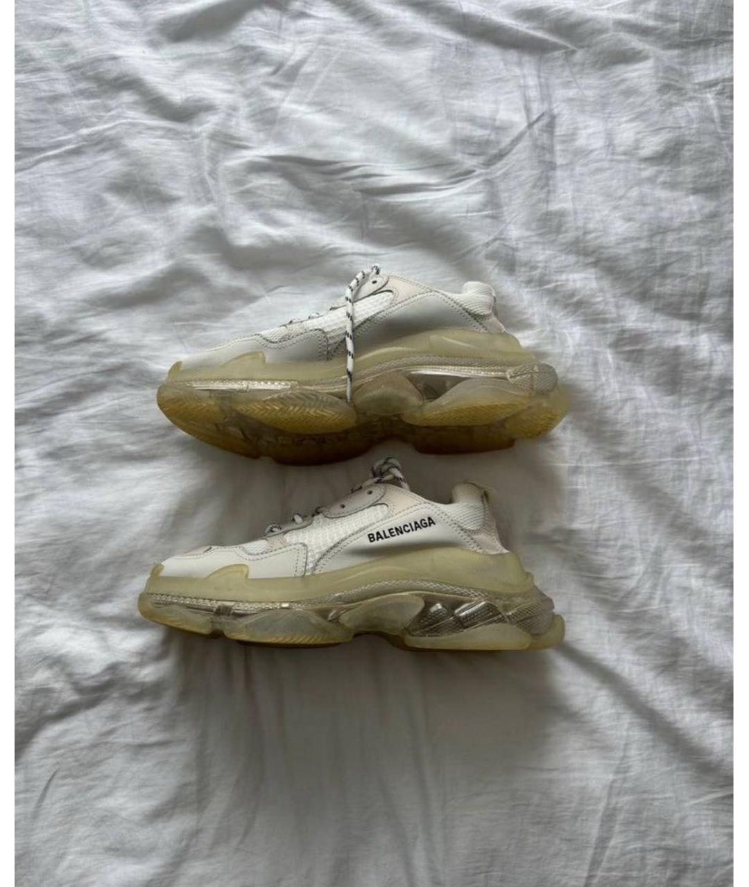 BALENCIAGA Белые кроссовки, фото 3