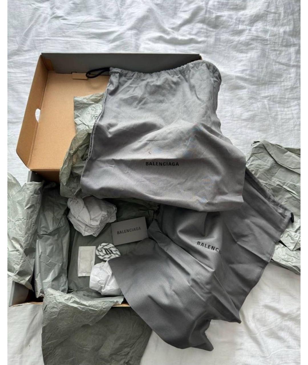 BALENCIAGA Белые кроссовки, фото 4