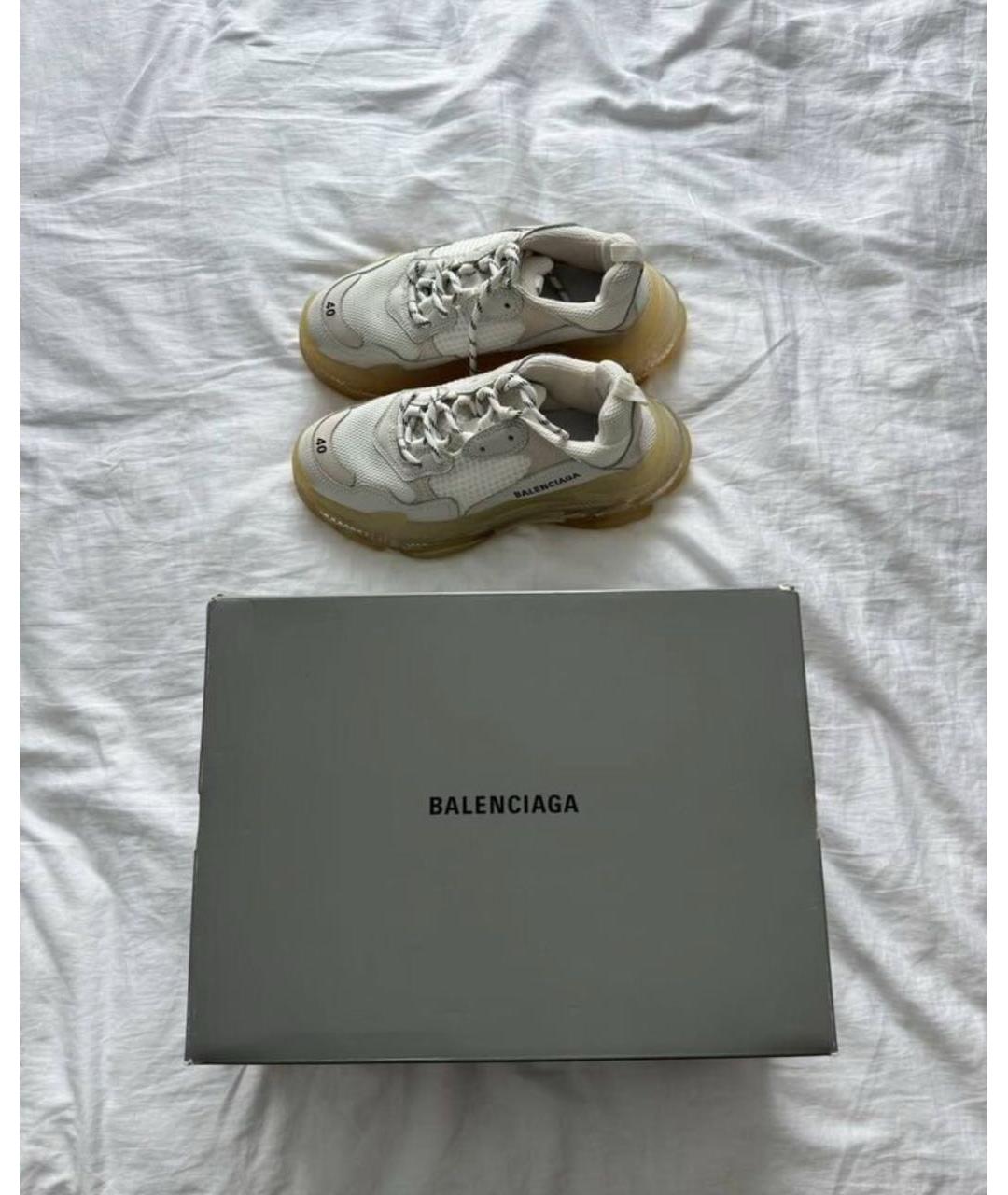 BALENCIAGA Белые кроссовки, фото 2