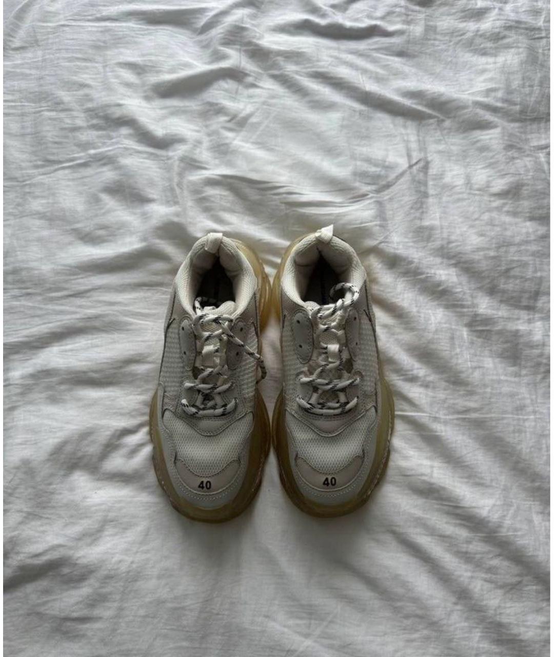 BALENCIAGA Белые кроссовки, фото 5