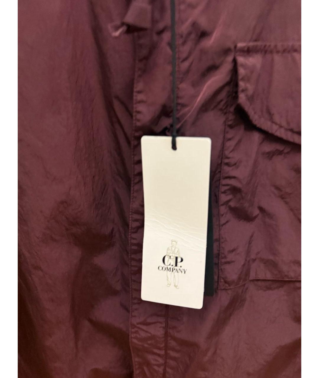 CP COMPANY Бордовая полиамидовая куртка, фото 5