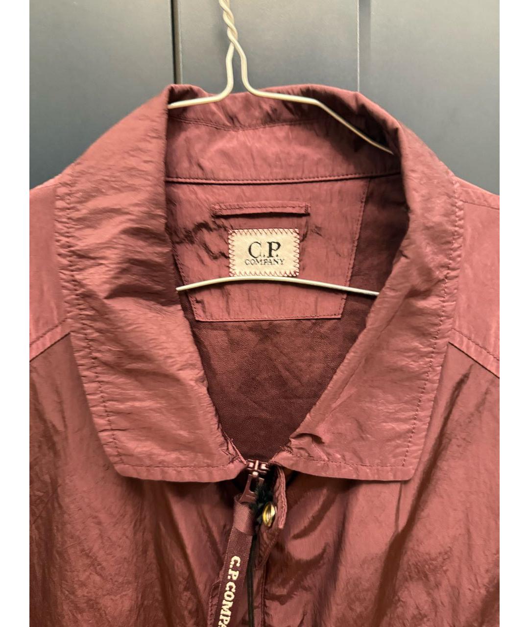 CP COMPANY Бордовая полиамидовая куртка, фото 3