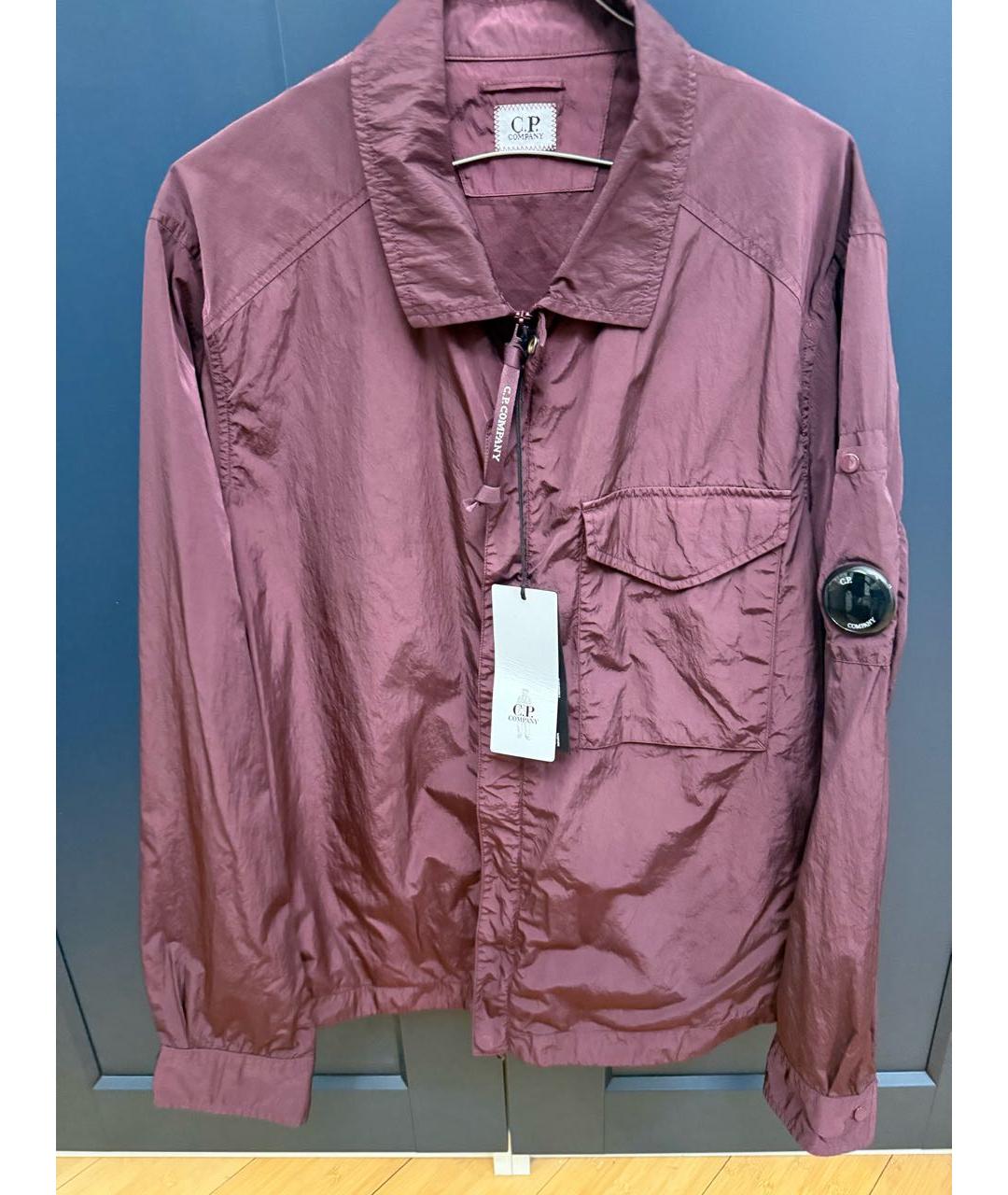 CP COMPANY Бордовая полиамидовая куртка, фото 6