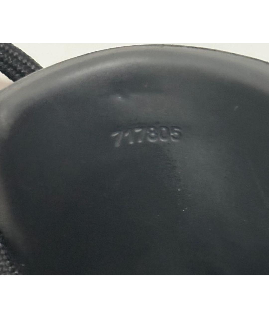 BALENCIAGA Черные резиновые низкие ботинки, фото 5