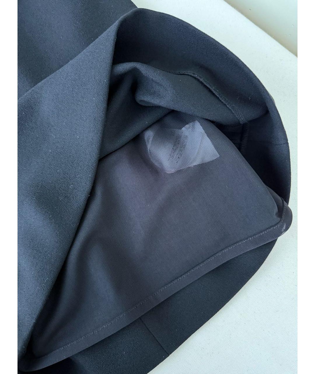 MAJE Черное полиэстеровое коктейльное платье, фото 5