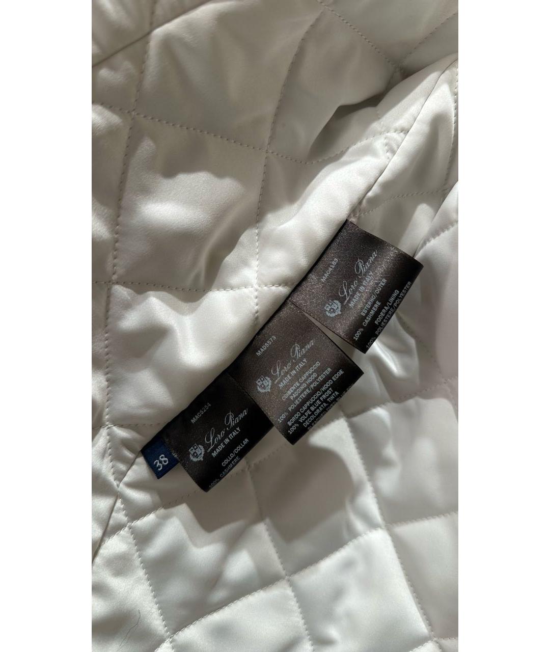 LORO PIANA Серый кашемировый пуховик, фото 7