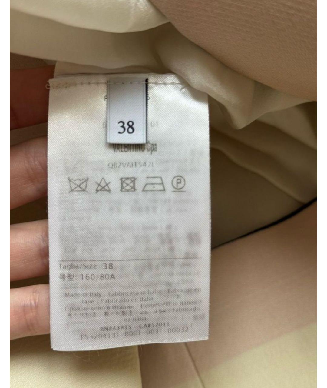 VALENTINO Розовое шелковое вечернее платье, фото 6