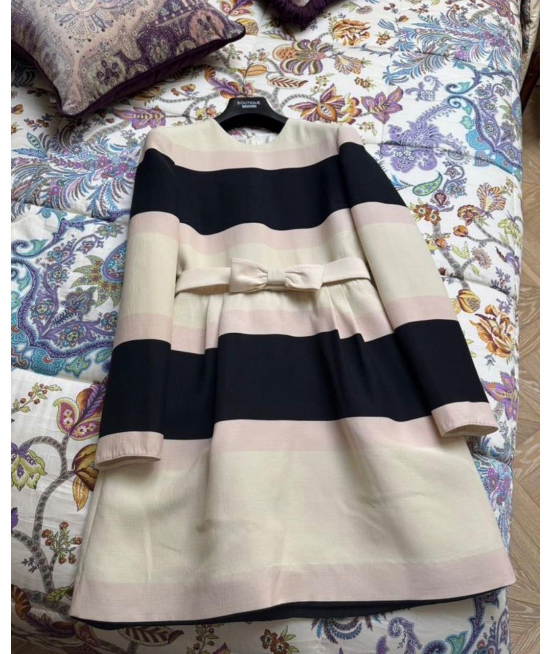 VALENTINO Розовое шелковое вечернее платье, фото 4