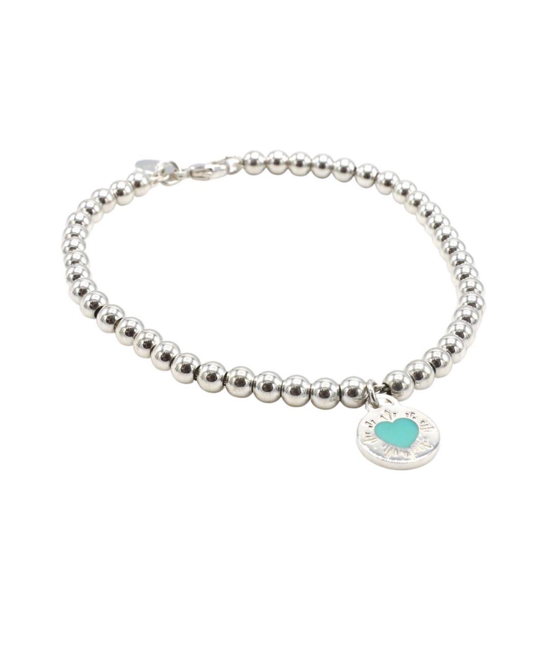 TIFFANY&CO Бирюзовый серебряный браслет, фото 2