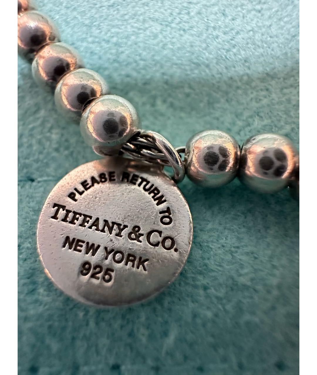TIFFANY&CO Бирюзовый серебряный браслет, фото 3