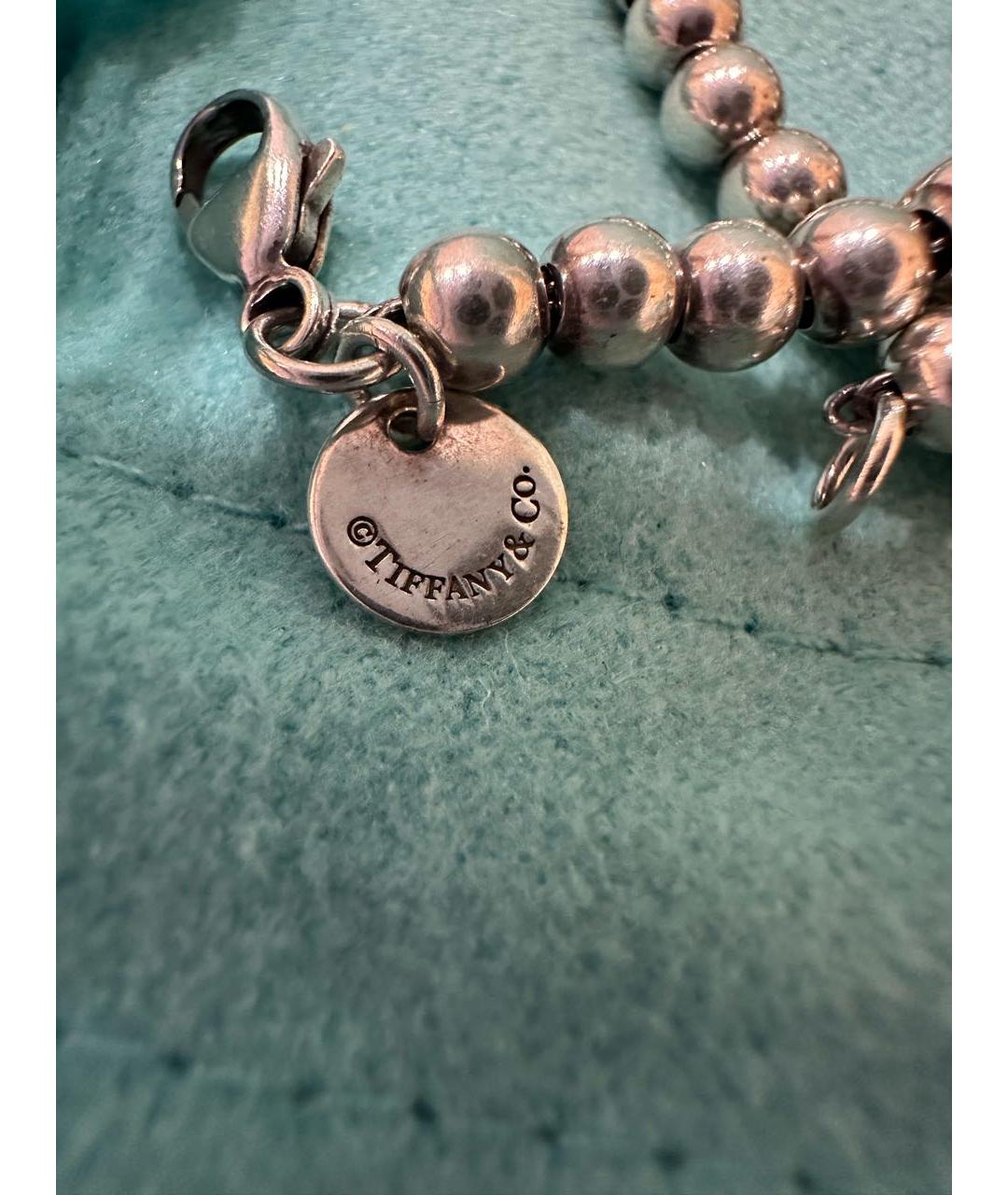 TIFFANY&CO Бирюзовый серебряный браслет, фото 5