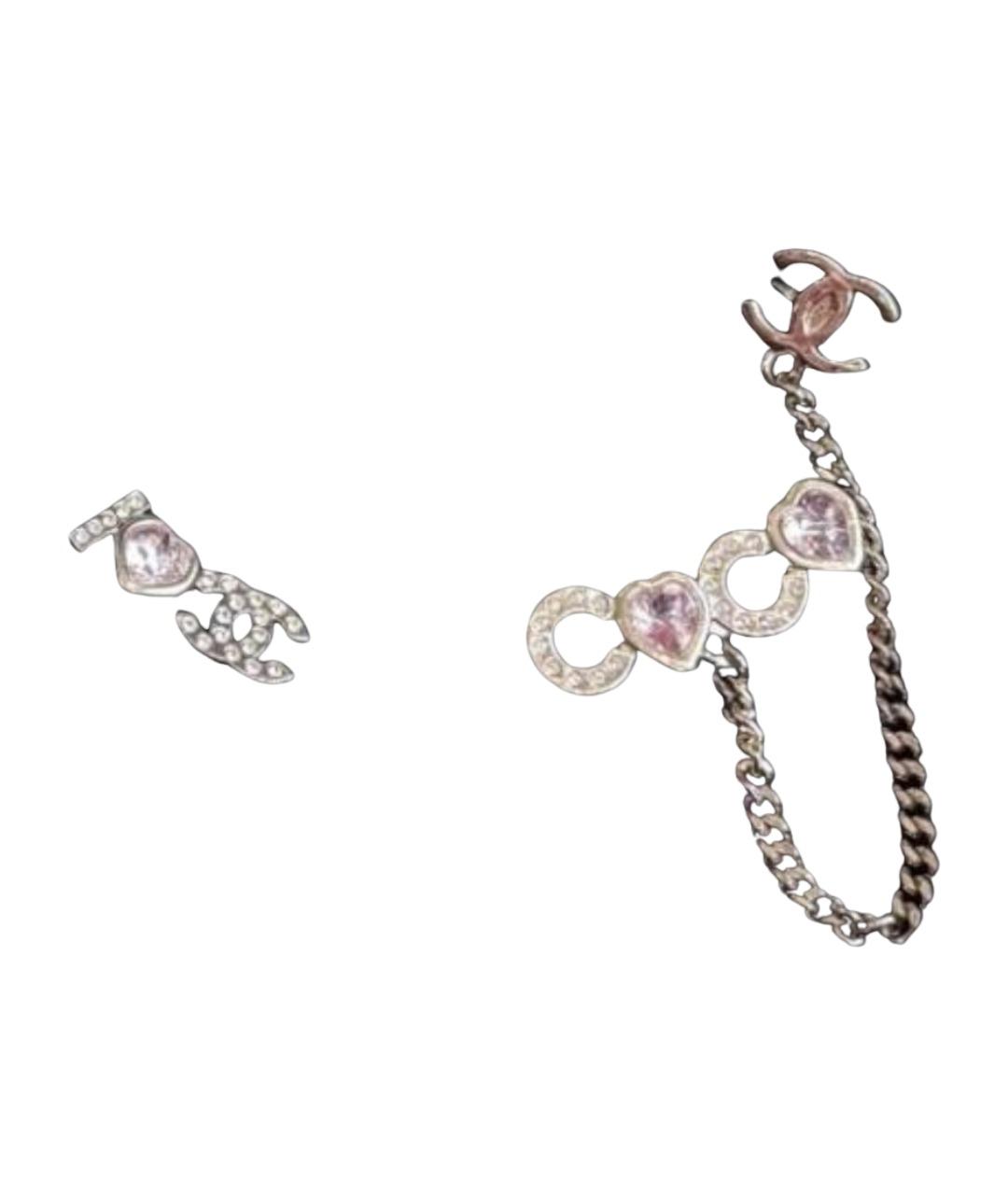 CHANEL Золотые металлические серьги, фото 1