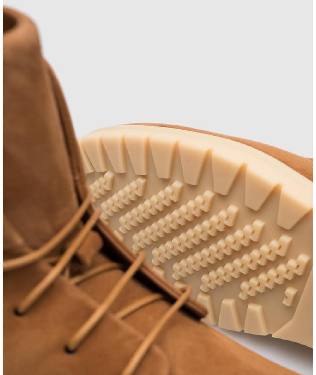 LORO PIANA Коричневые замшевые ботинки, фото 4