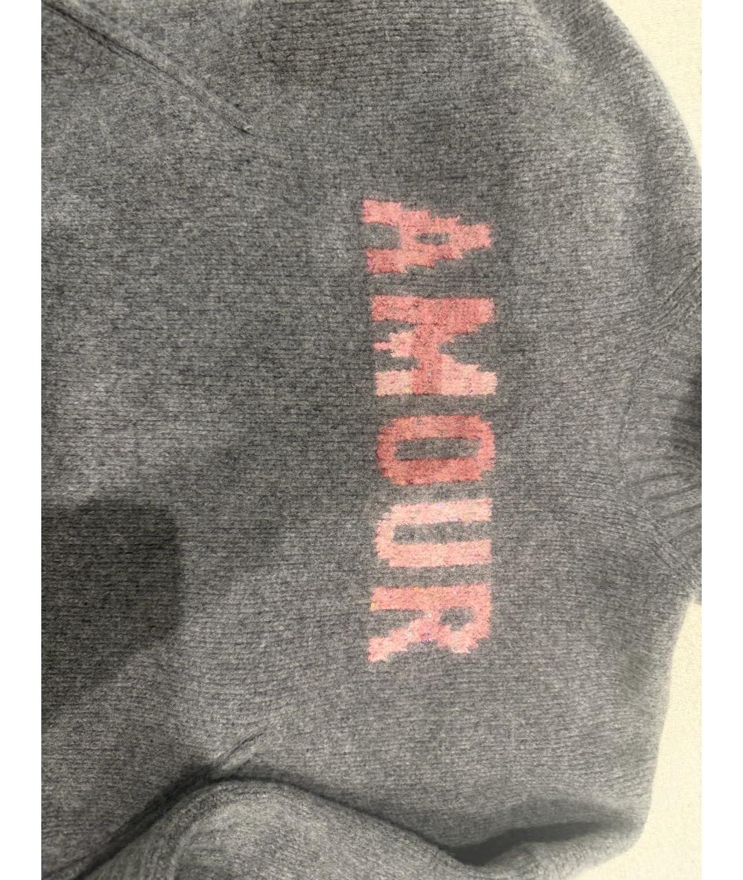 ZADIG & VOLTAIRE Серый шерстяной джемпер / свитер, фото 4