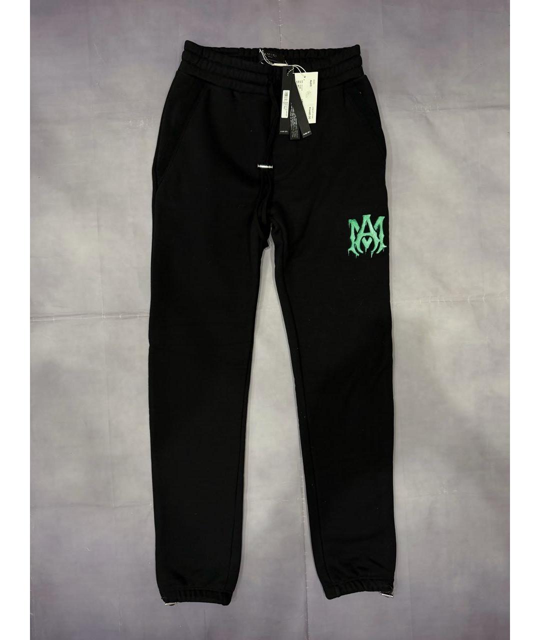 AMIRI Черные хлопковые повседневные брюки, фото 9