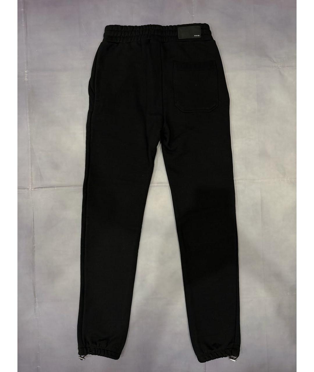 AMIRI Черные хлопковые повседневные брюки, фото 2