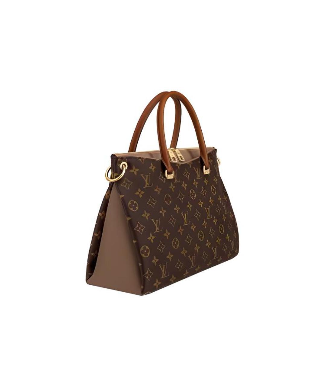 LOUIS VUITTON Коричневая сумка тоут, фото 3