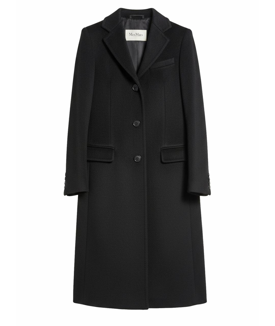 MAX MARA Черное шерстяное пальто, фото 1