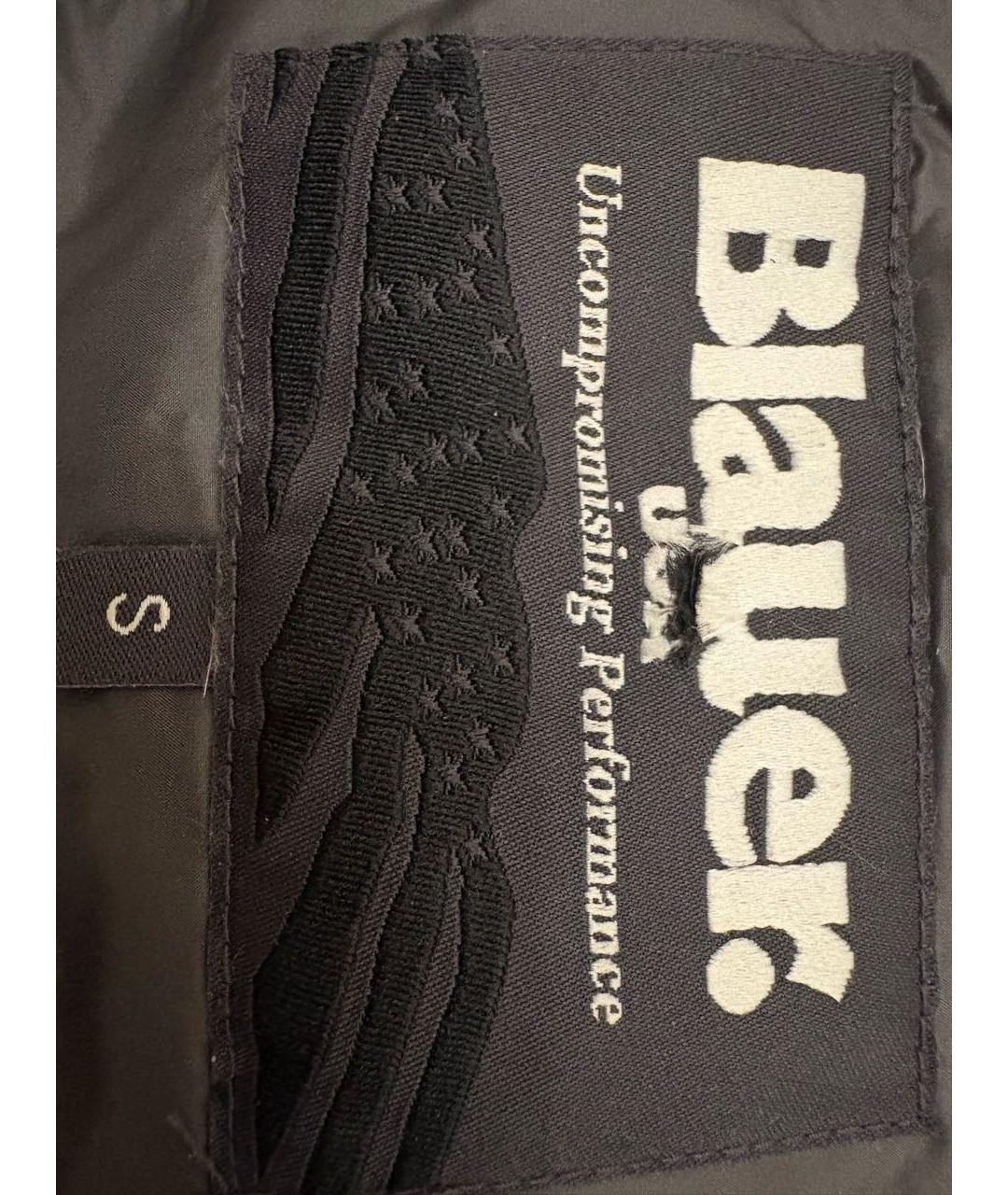 BLAUER Серый полиамидовый пуховик, фото 7