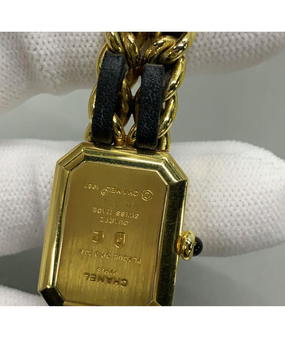 CHANEL Золотые позолоченные часы, фото 5