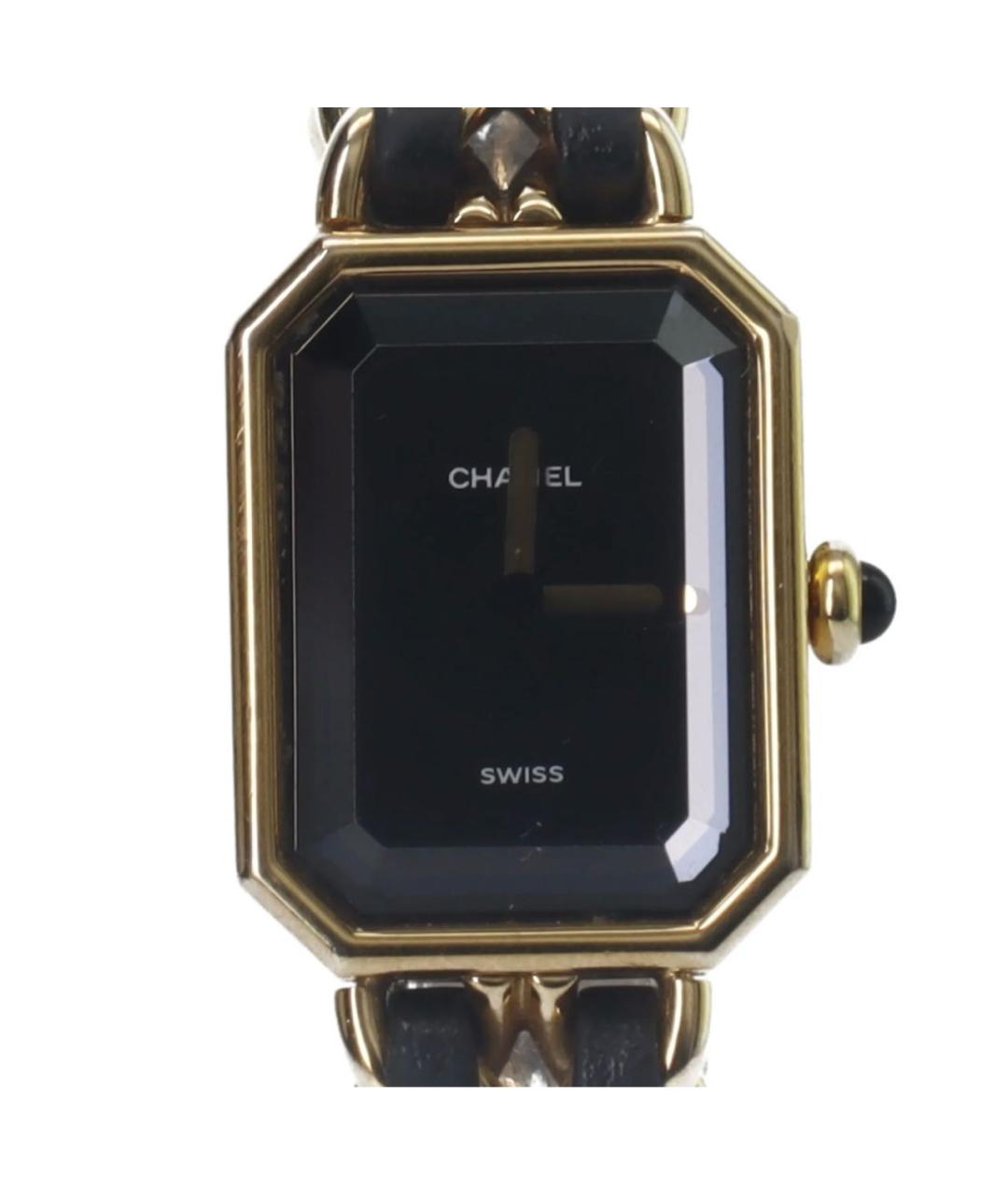 CHANEL Золотые позолоченные часы, фото 4