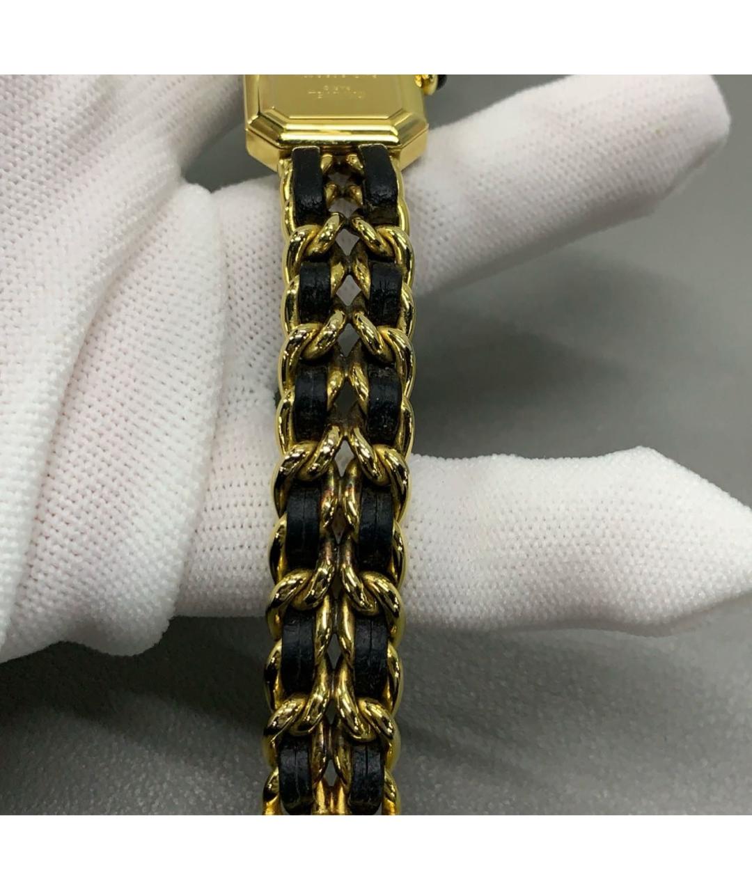 CHANEL Золотые позолоченные часы, фото 7