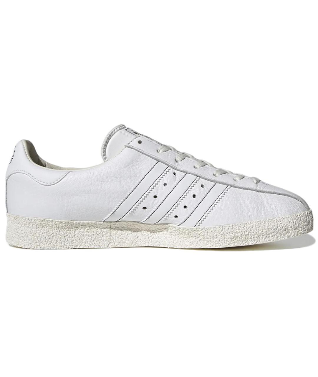 ADIDAS Белые кожаные кеды, фото 1